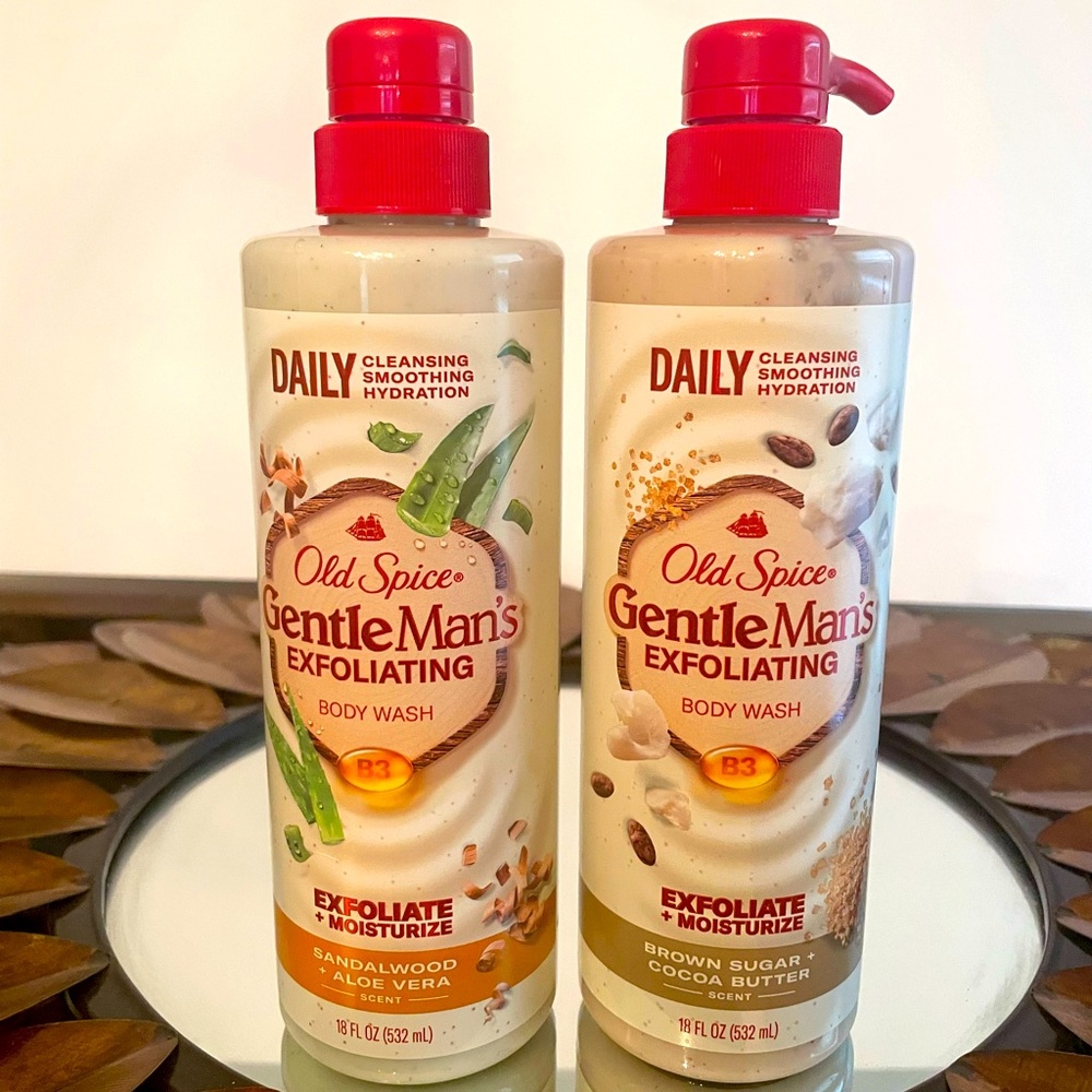 Men’s exfoliating body wash pack
